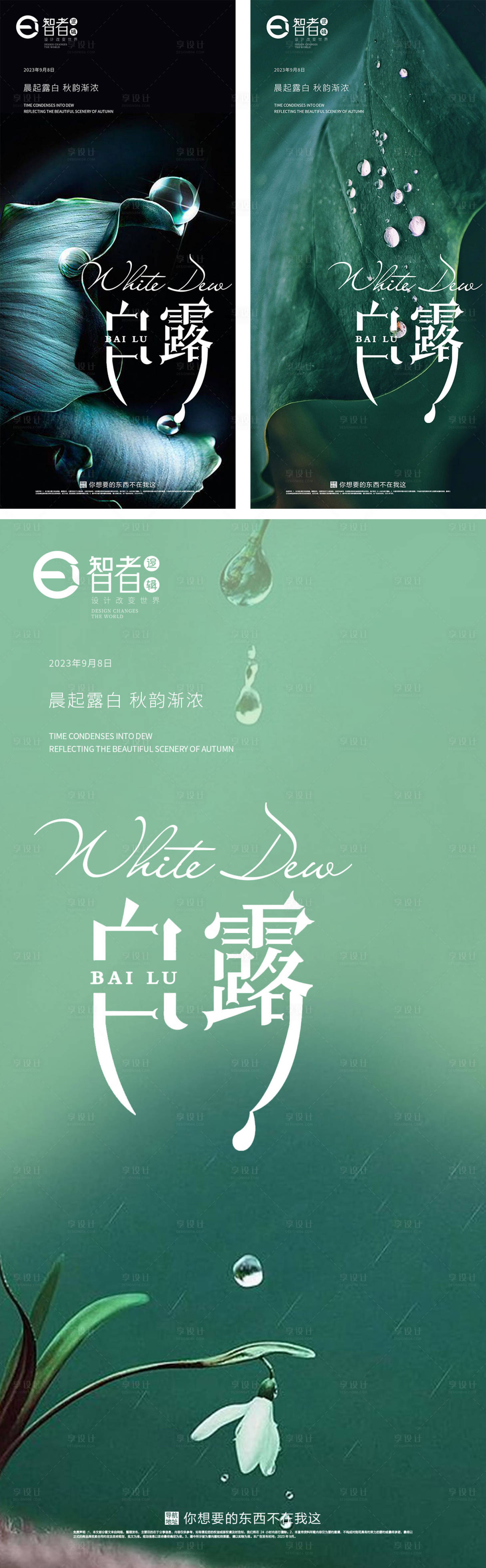 源文件下載【白露海報】編號：10630019251432108