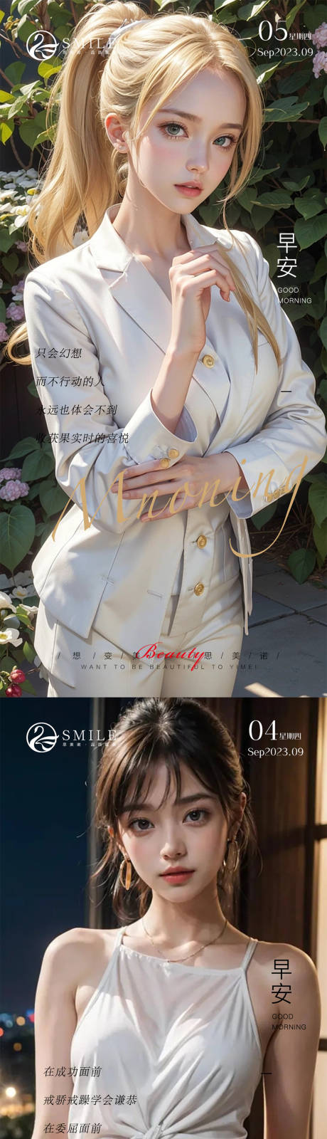 源文件下载【享设计】搜索编号：18860019110008576【医美早安海报】
