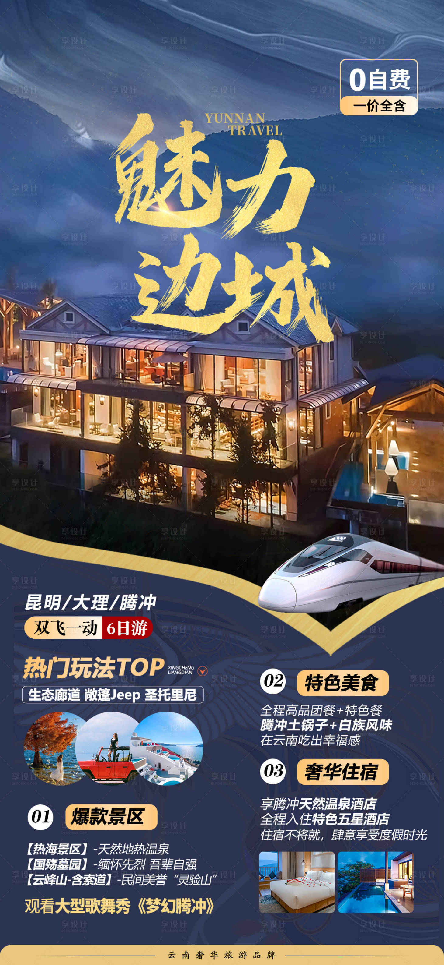 源文件下载【云南旅游海报】编号：32340019245355880