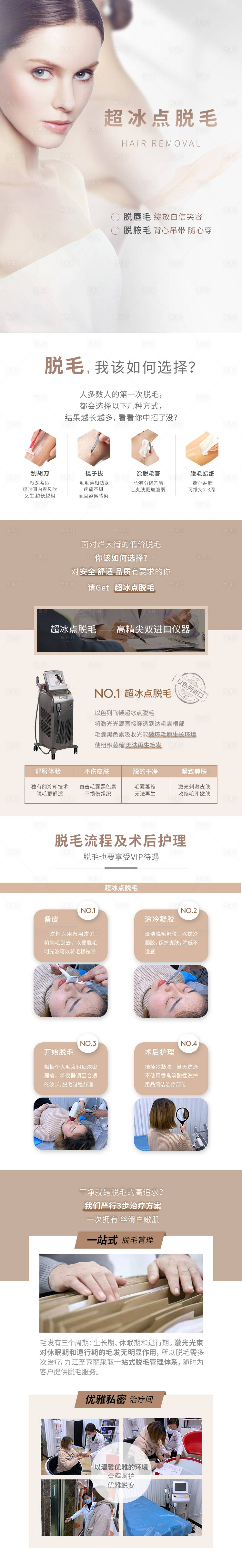 源文件下载【脱毛详情页】编号：33440019574495909