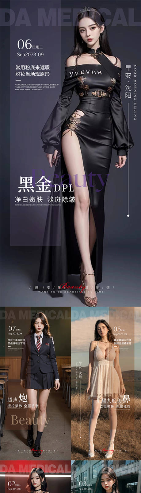 源文件下载【享设计】搜索编号：43330019106779642【医美早安图】