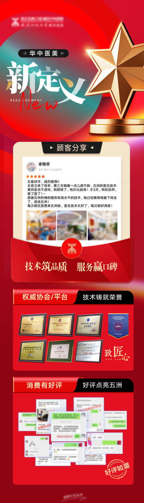 源文件下载【医美品牌形象荣耀时刻宣传海报】编号：52060019365748434