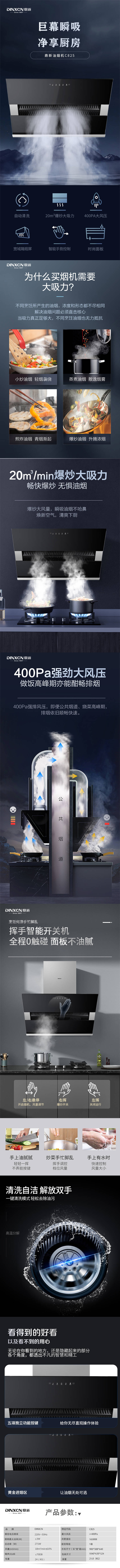 源文件下载【享设计】搜索编号：64760019314249921【油烟机详情页】