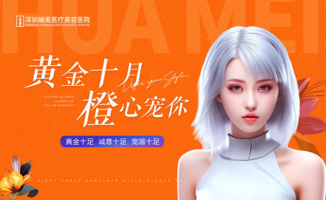 源文件下载【医美10月海报】编号：86000019567659176