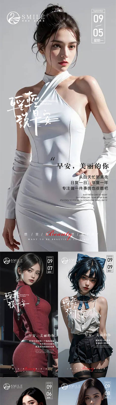 源文件下載【醫美早安問候系列海報】編號：51370019106831502