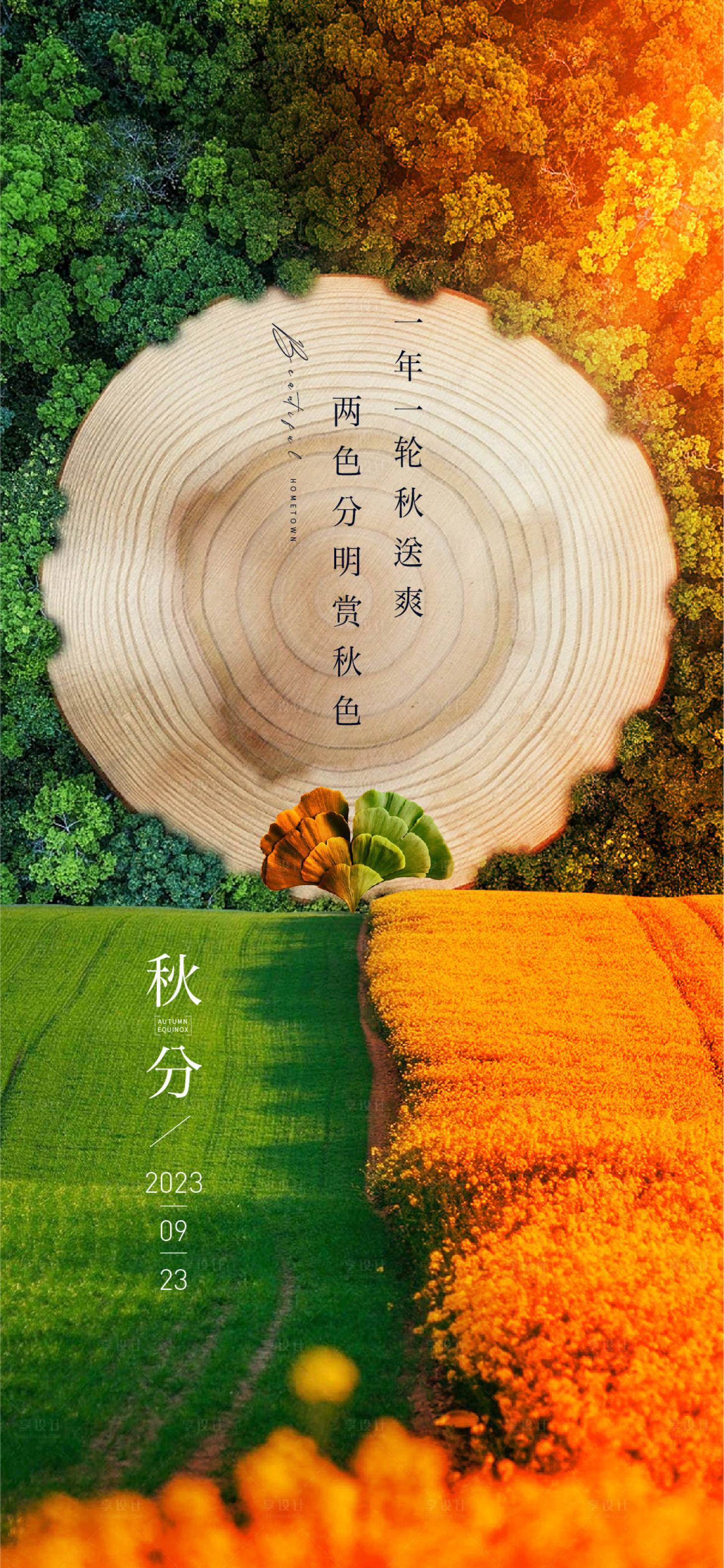 源文件下載【秋分海報】編號：31100019251117538