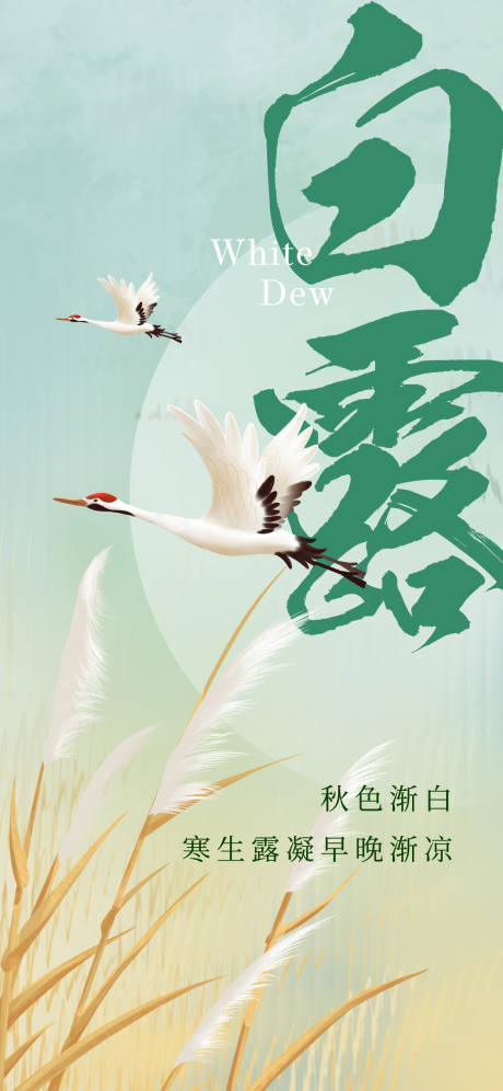 源文件下载【享设计】搜索编号：62770019158012303【白露节气】