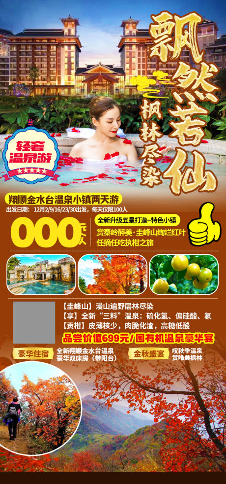 源文件下载【酒店温泉海报】编号：88280019146191505