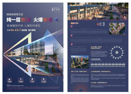 源文件下载【地产商业A3单页】编号：35580019347565852