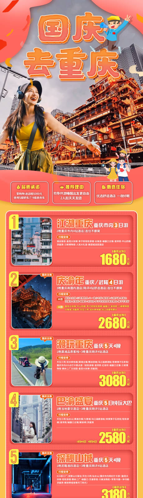 编号：20230927102329086【享设计】源文件下载-国庆重庆旅游海报
