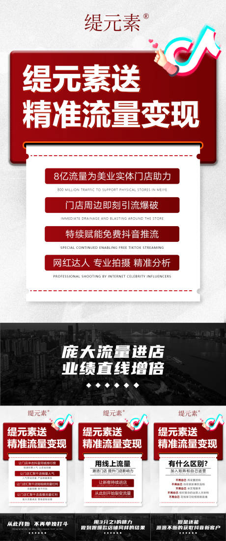 源文件下载【抖音招商流量海报】编号：69330019085736921