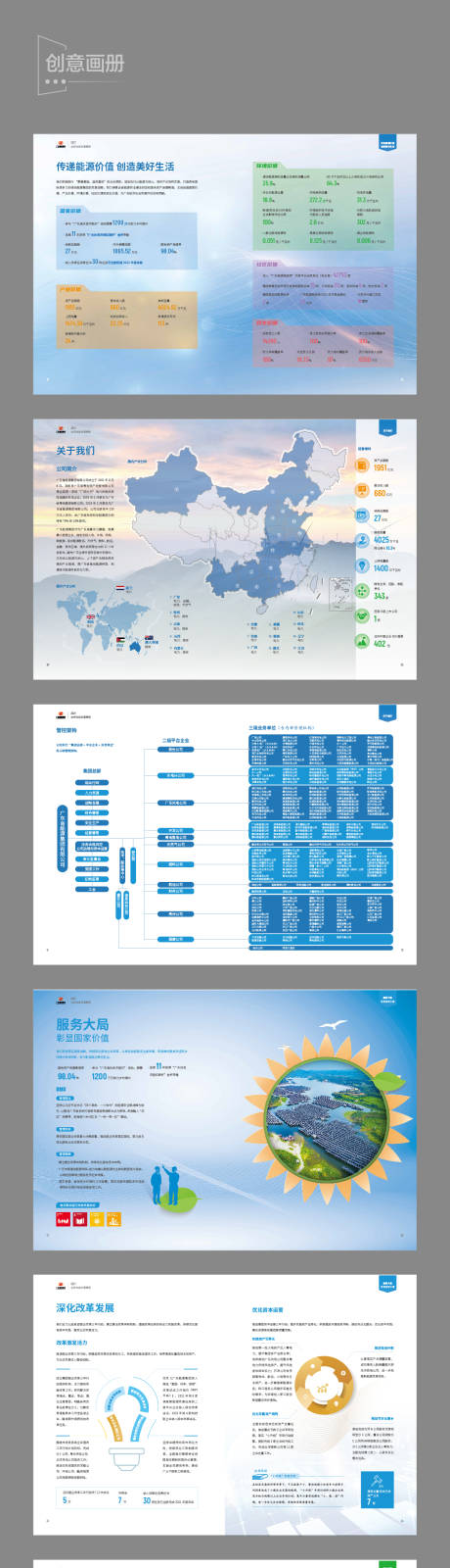 源文件下载【企业创意画册】编号：20230904102851369