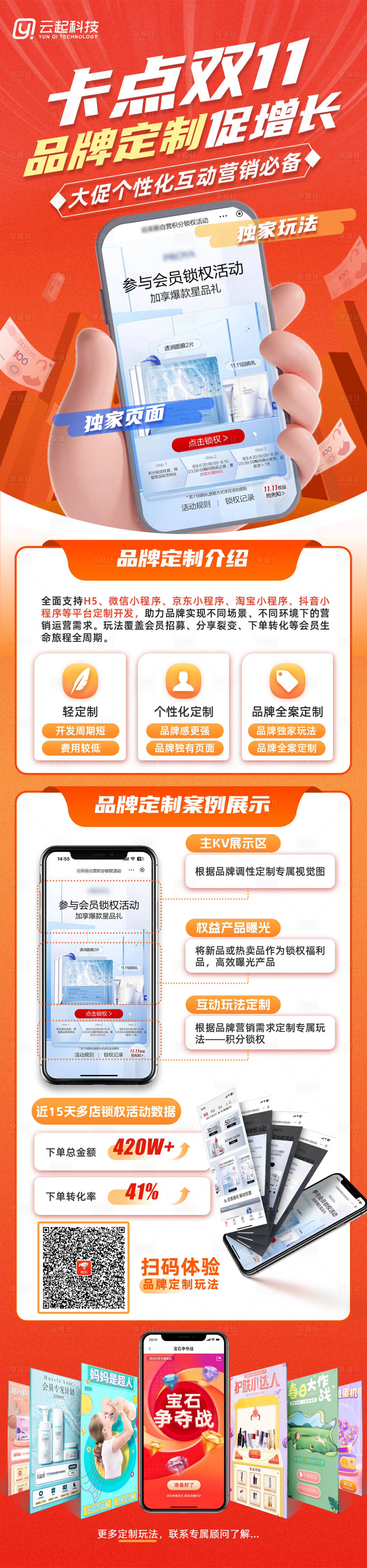 源文件下載【享設計】搜索編號：28280019411951232【雙11品牌定制軟件開發詳情頁】