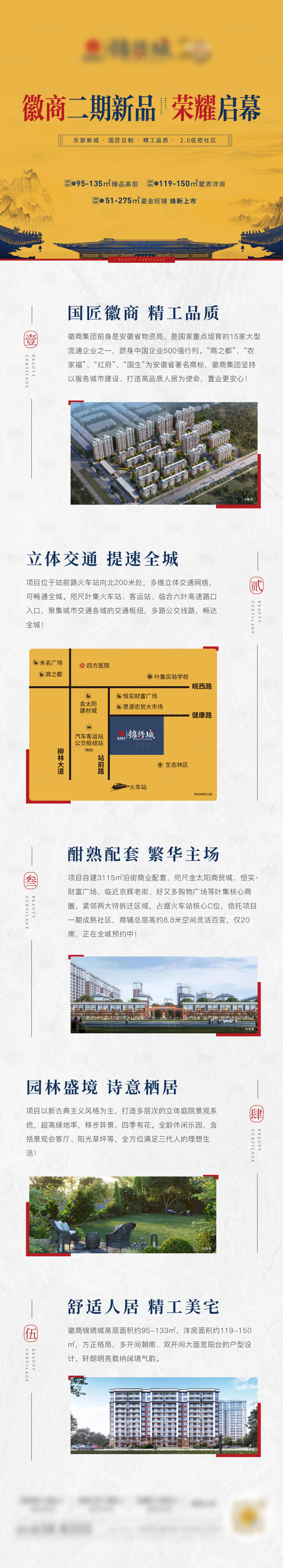 源文件下载【享设计】搜索编号：98530019187915537【地产中式价值点长图】