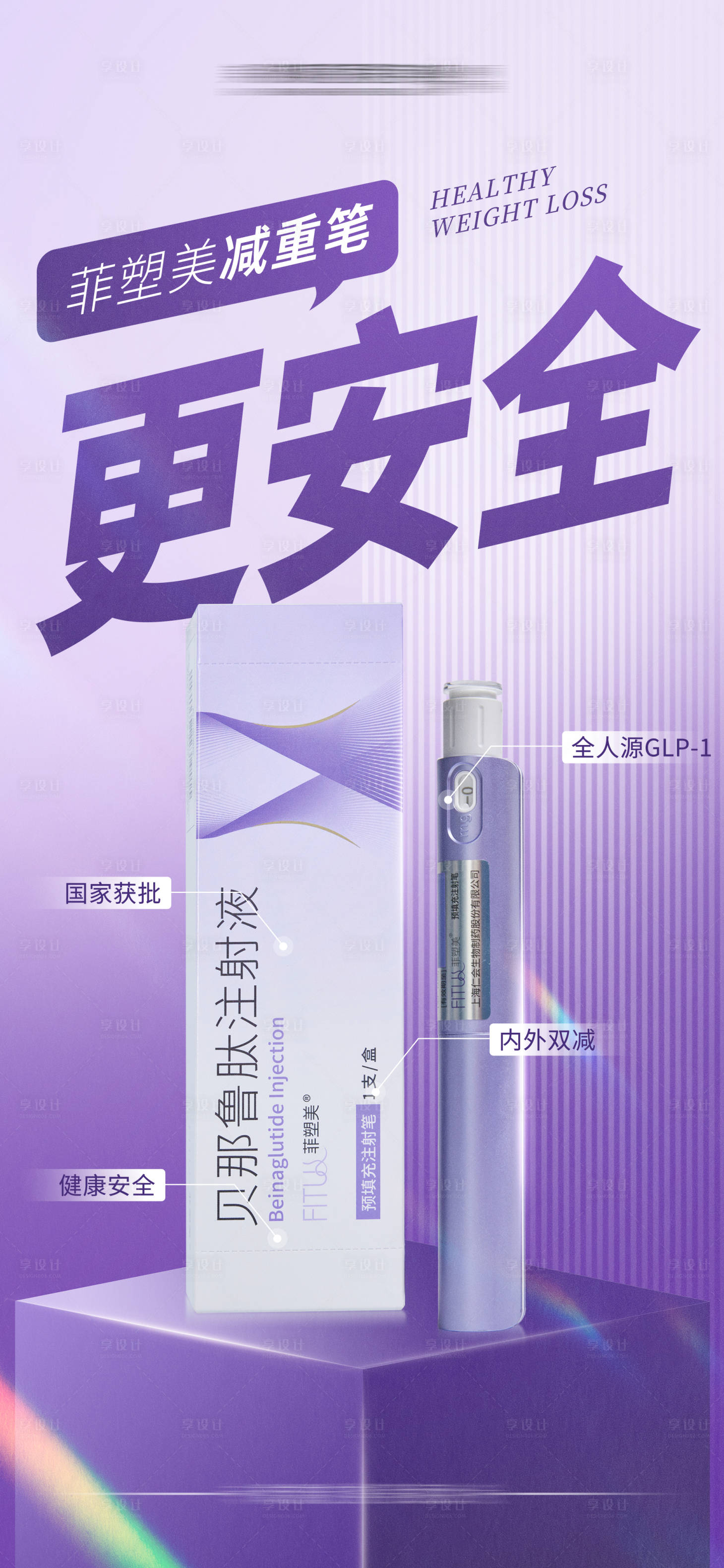 源文件下載【享設計】搜索編號：62700019490922868【醫美產品海報】