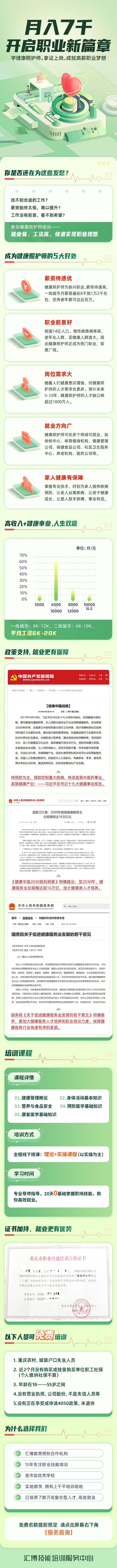 源文件下載【享設計】搜索編號：97250019513643823【健康師證書培訓長圖】