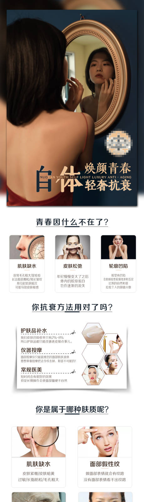 源文件下载【抗衰科普长图海报】编号：98460019132183604