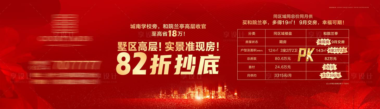 源文件下载【享设计】搜索编号：16530019370982237【地产促销大字报】