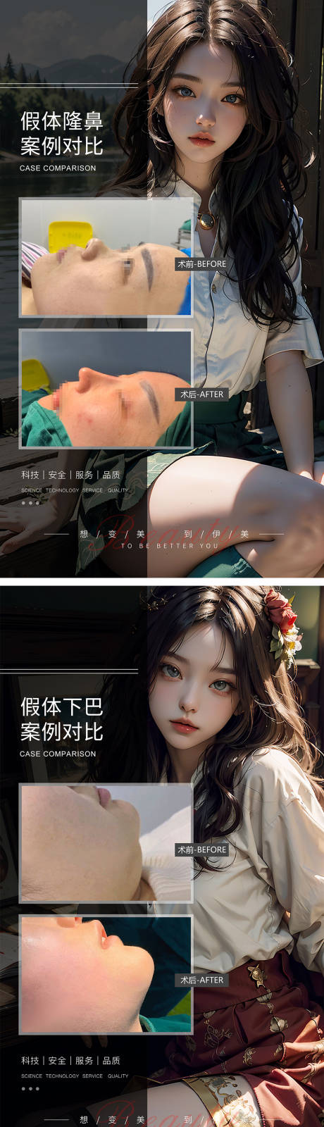 源文件下载【医美整形案例对比模版】编号：32150019506004841