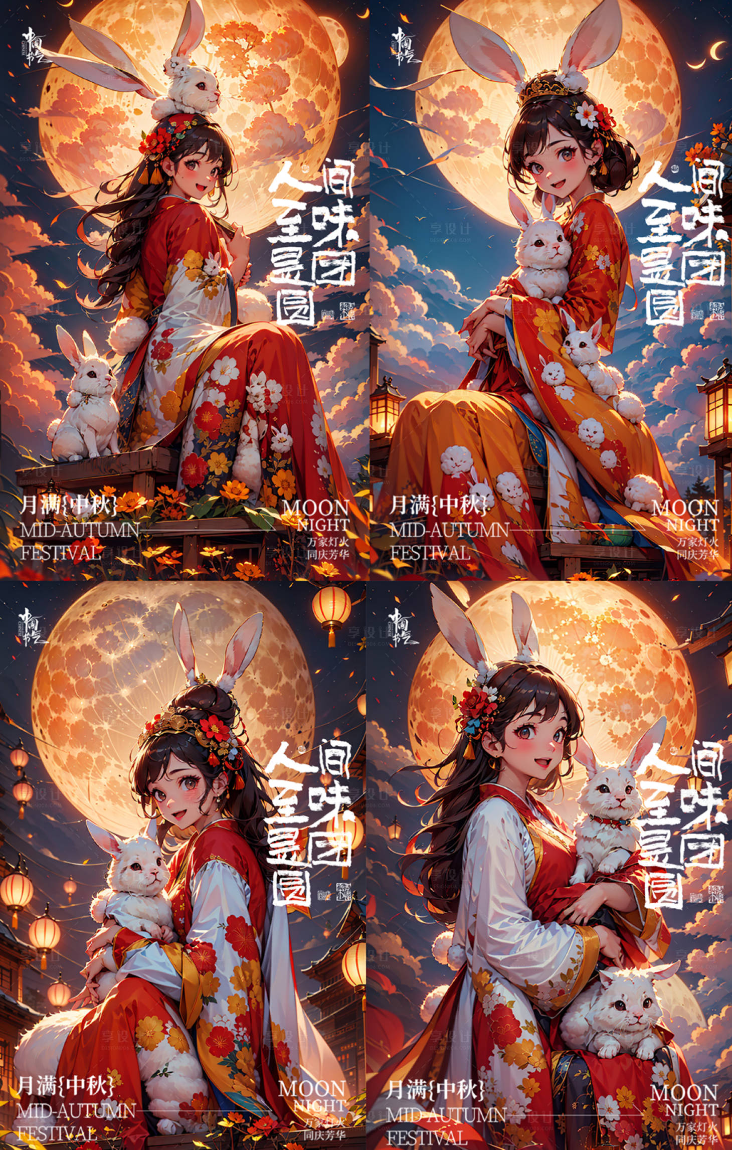 源文件下载【中秋节国庆节海报】编号：42130019575464249