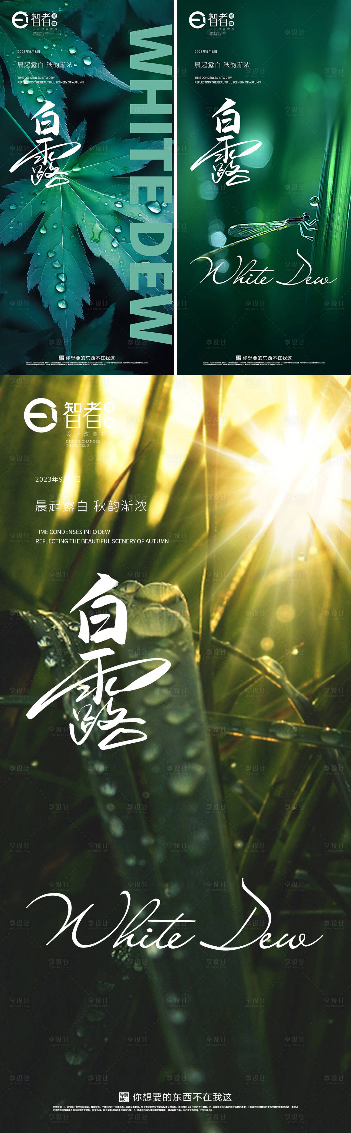 源文件下載【享設(shè)計(jì)】搜索編號(hào)：94660019251465259【白露海報(bào)】