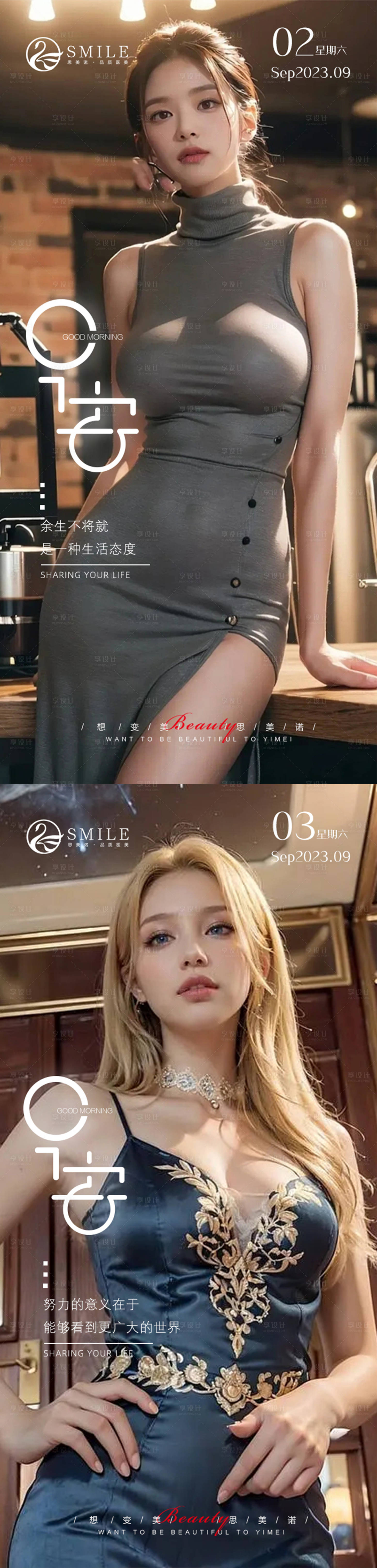 源文件下载【享设计】搜索编号：48220019113766810【医美早安图】