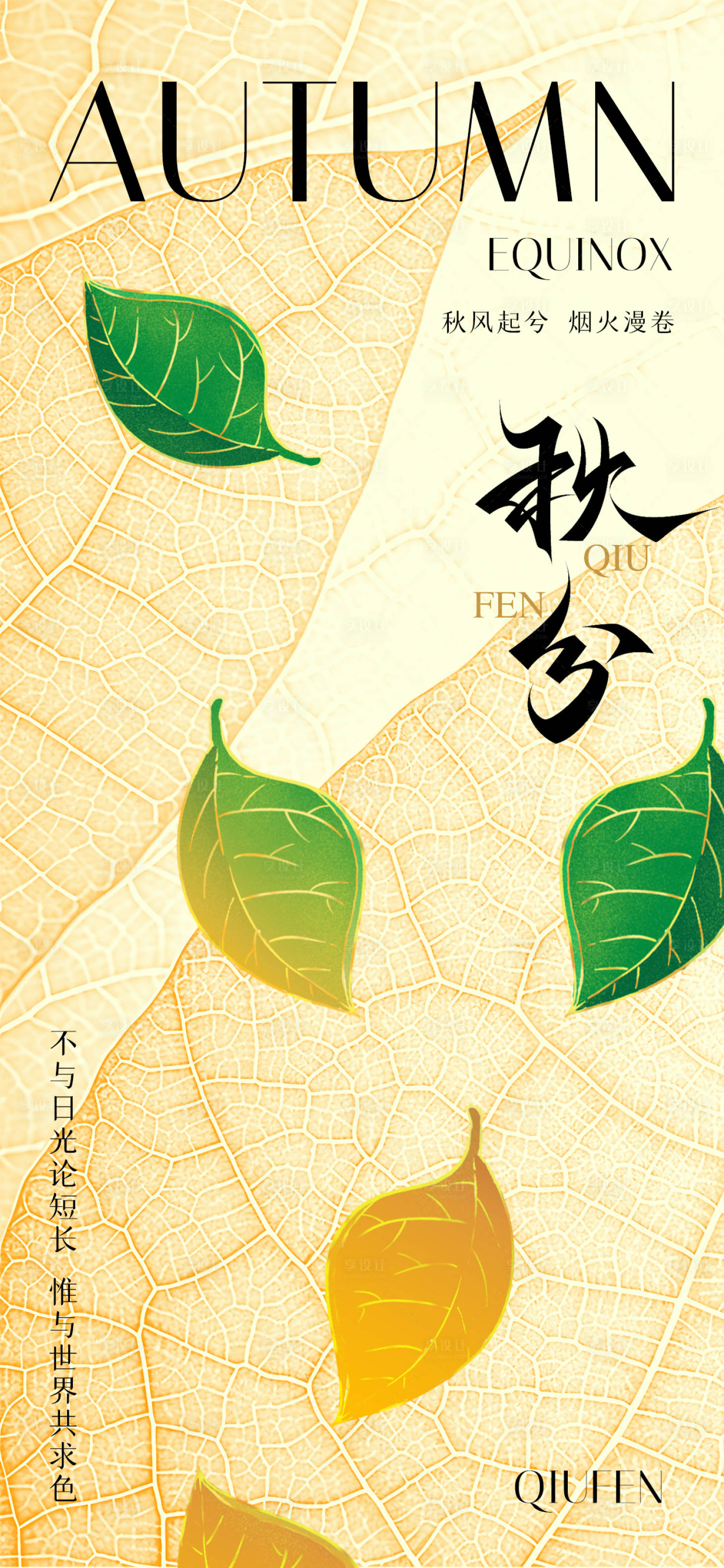 源文件下载【秋分节气海报】编号：59020019243755437