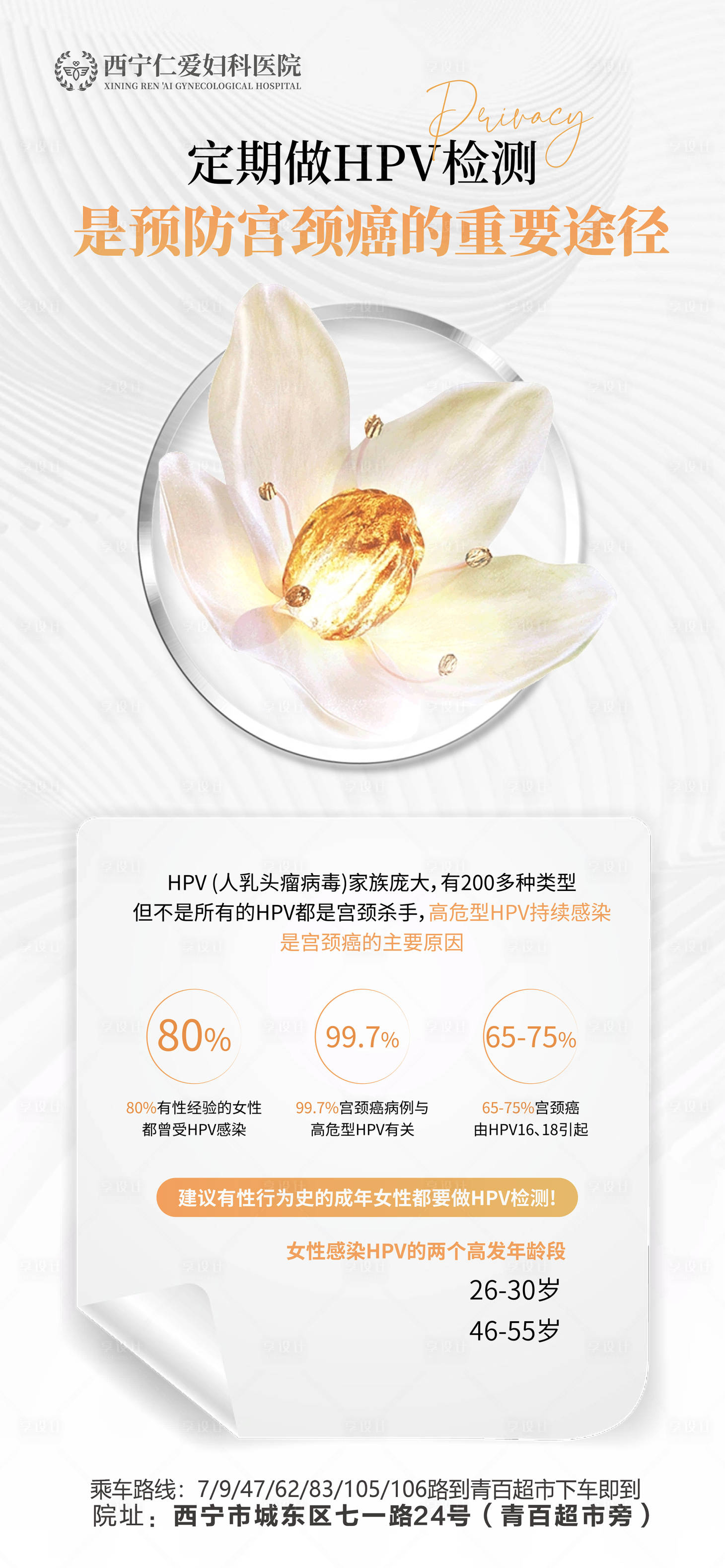 源文件下载【享设计】搜索编号：37860019363114225【妇科私密医美科普海报】