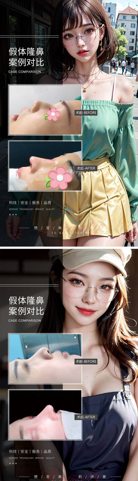源文件下载【假体隆鼻案例对比】编号：12770019333648157