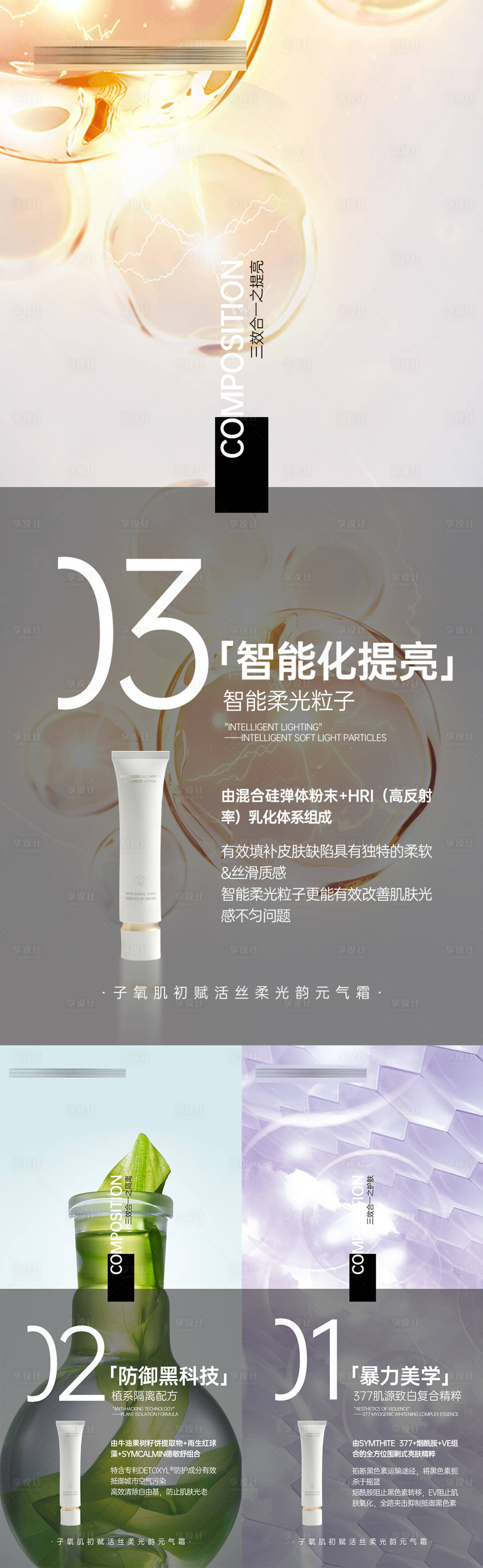 源文件下載【享設計】搜索編號：18140019190621550【護膚品成分系列海報】