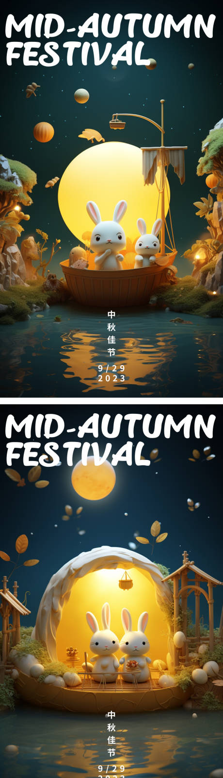 源文件下载【中秋节海报】编号：44550019367657432