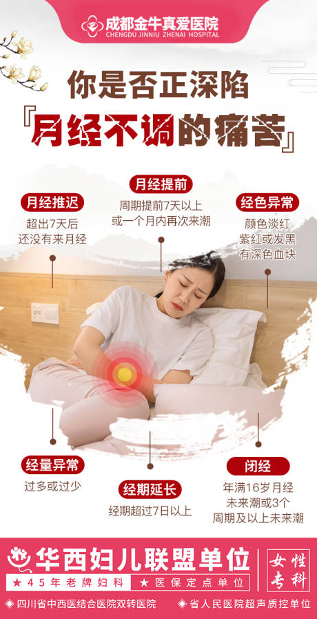 源文件下载【妇科女性私密科普炎症早孕月经不调海报】编号：45890019393535724