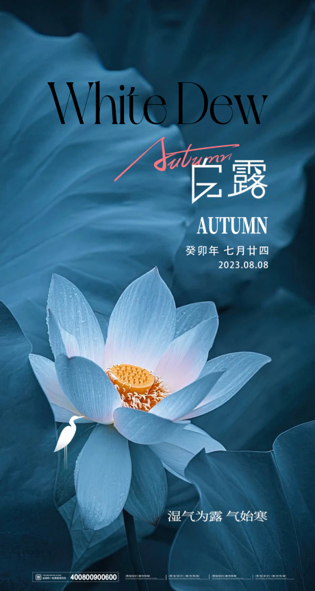 源文件下載【享設計】搜索編號：82140019104006757【二十四節氣白露海報】