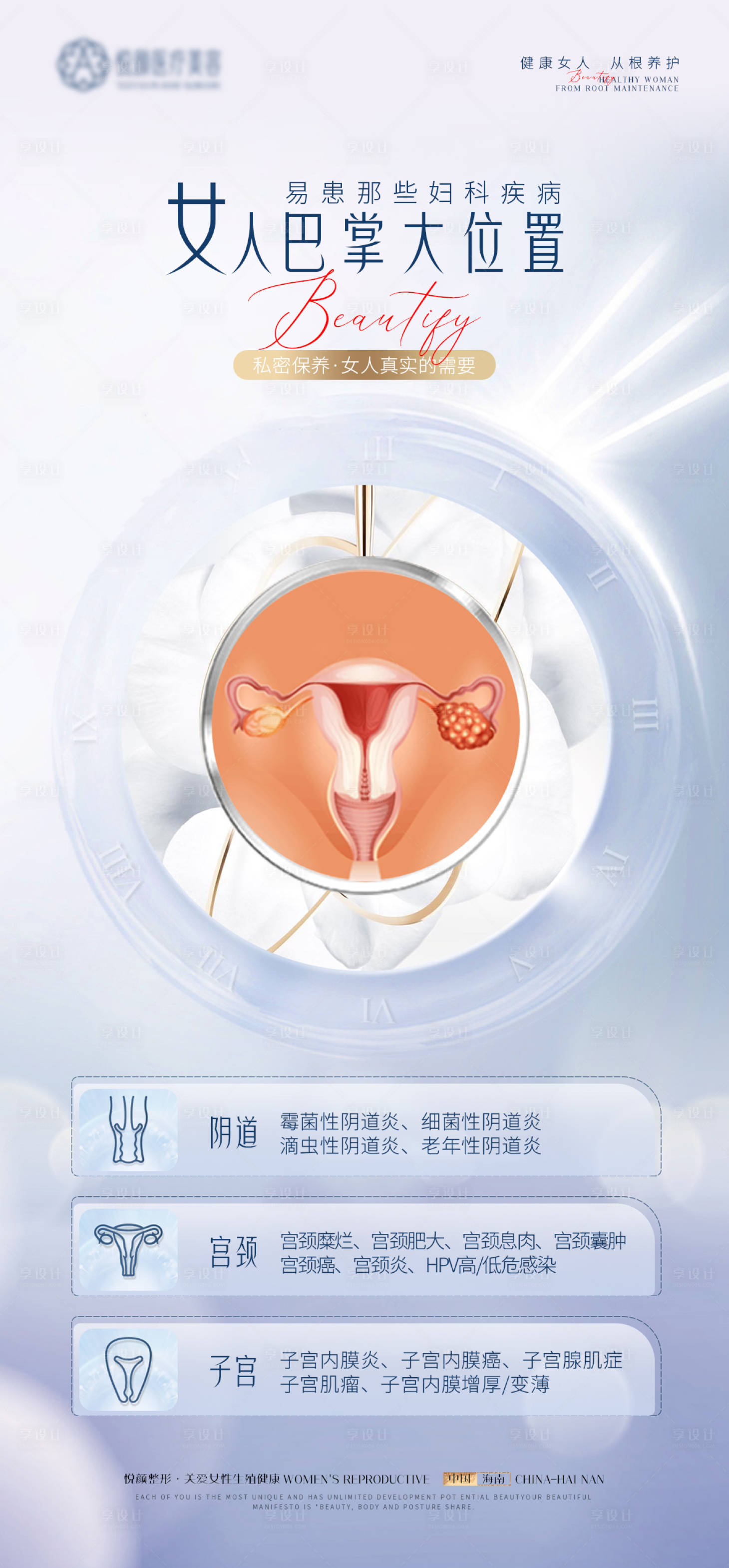 源文件下載【享設計】搜索編號：69670019460494996【醫美私密科普海報】