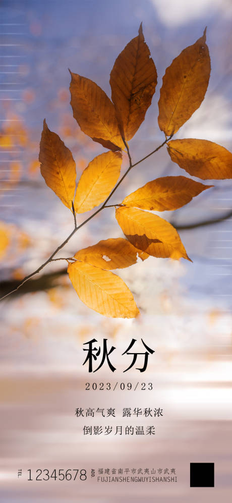 源文件下载【秋分节气海报】编号：30630019416131693