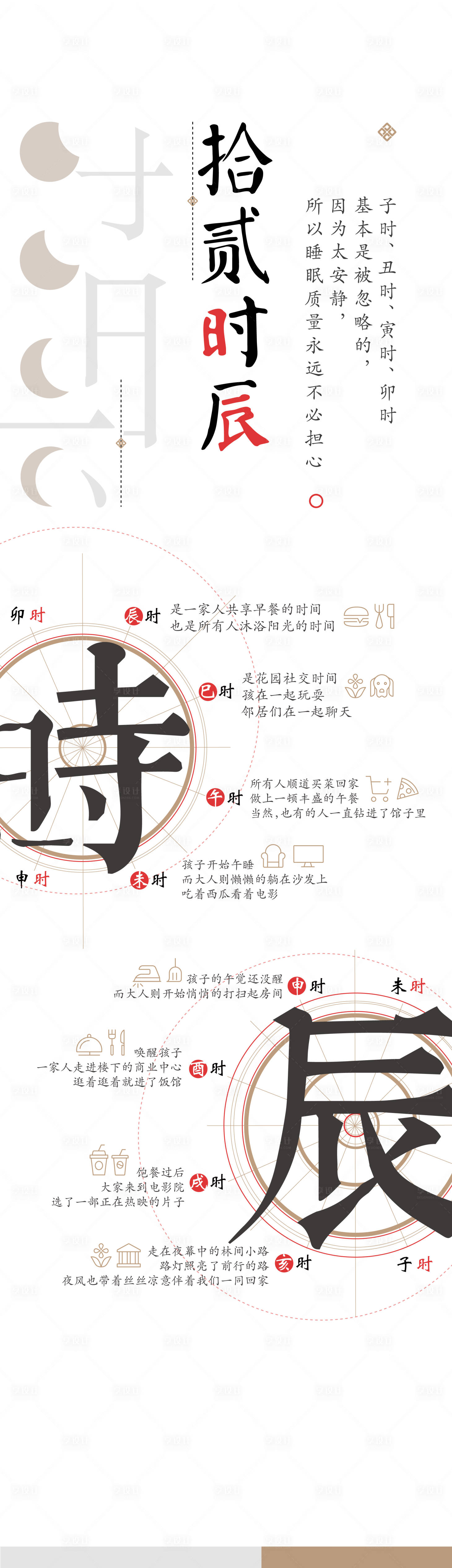 源文件下载【地产社区十二时辰海报】编号：21120019526197978