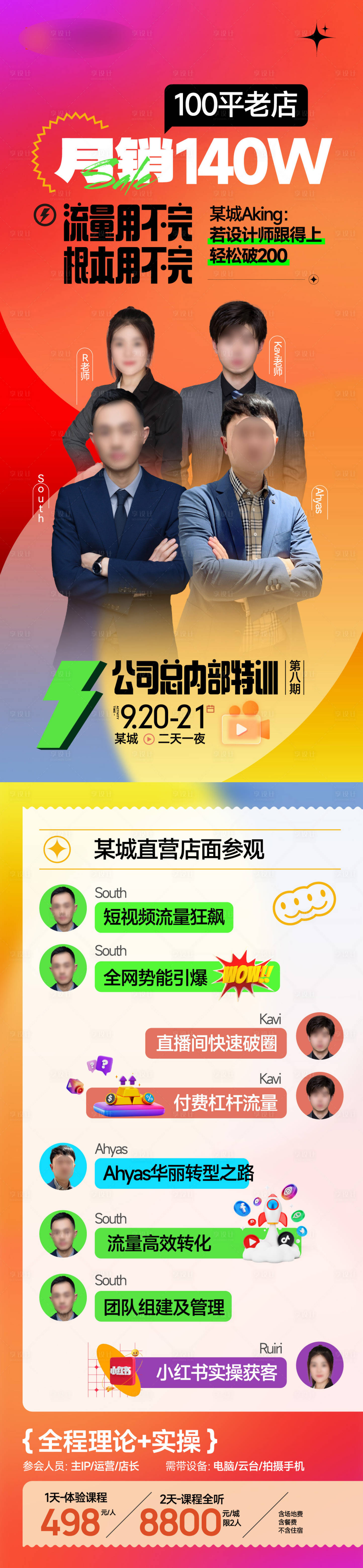 源文件下载【享设计】搜索编号：53360019412338398【新媒体培训长图】