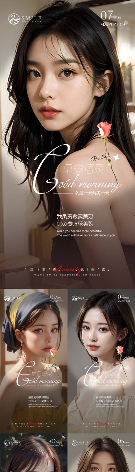 源文件下載【享設計】搜索編號：24970019244095303【醫美早安圖】