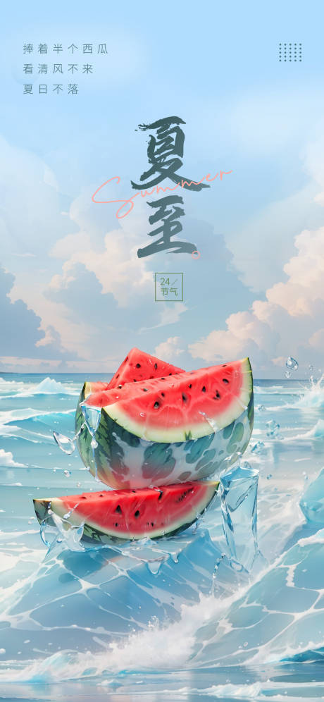 源文件下载【夏至海报】编号：20230906145311297