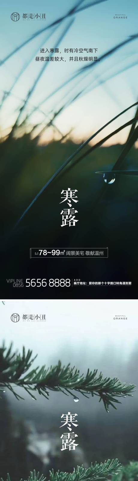 源文件下载【地产寒露海报】编号：99240019373422899