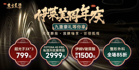 源文件下载【企业周年庆活动展板】编号：98370019293185954