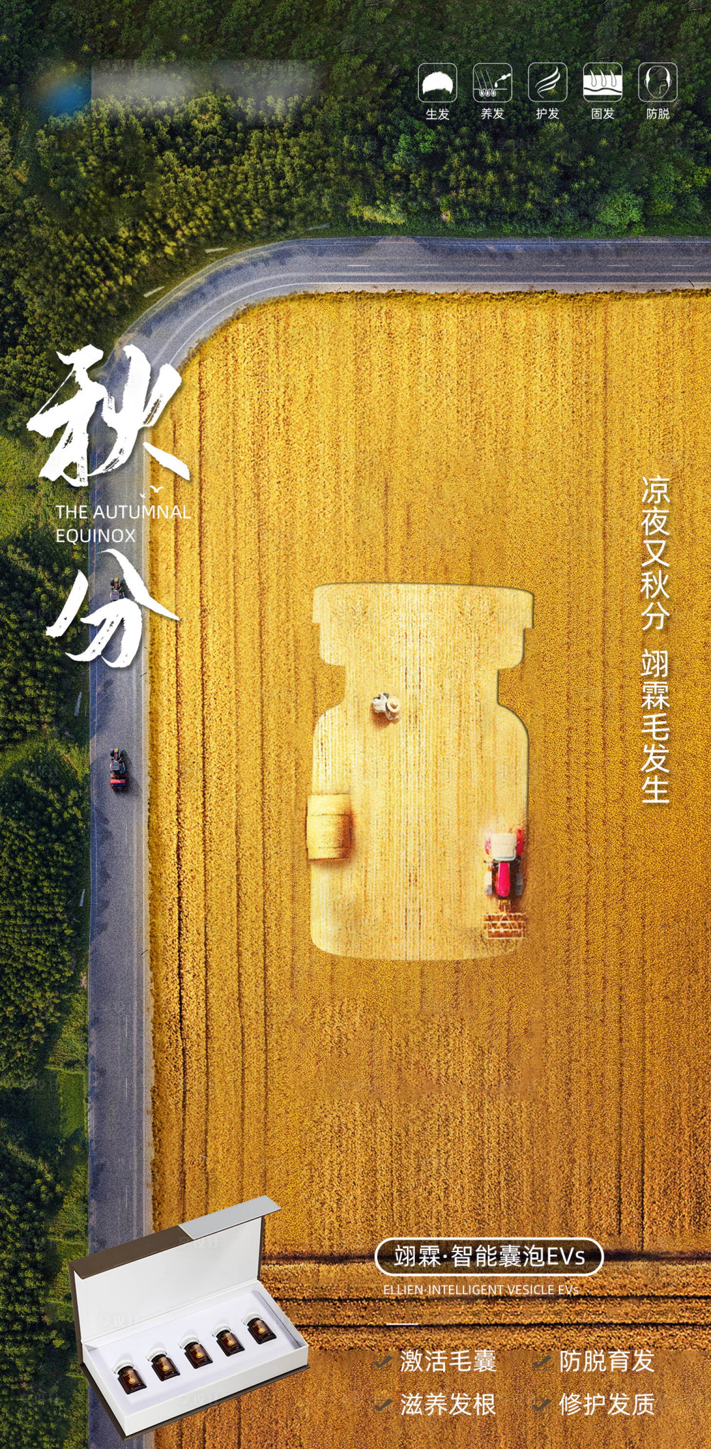 源文件下載【享設計】搜索編號：68490019420547954【秋分 】
