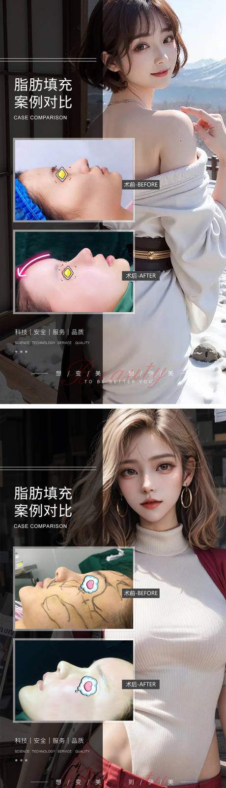 源文件下载【享设计】搜索编号：16410019332766819【面部脂肪填充案例对比】