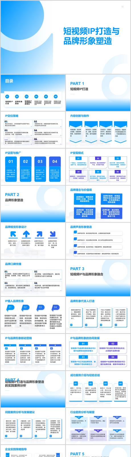 编号：20231005180022795【享设计】源文件下载-短视频IP品牌形象塑造PPT