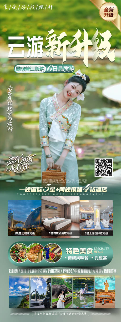 源文件下载【西双版纳旅游海报】编号：72570019864306247
