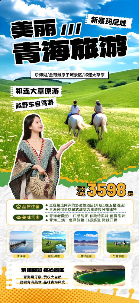 源文件下载【青海旅游海报】编号：94250019962767267