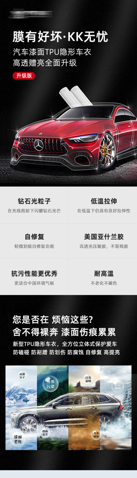 源文件下载【隐形车衣汽车改色膜详情页落地页】编号：14970019640672688