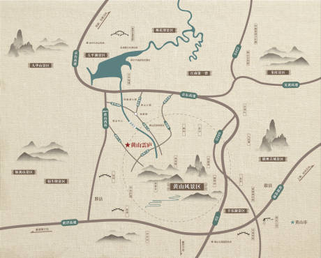 源文件下载【享设计】搜索编号：73320019862372963【区位图海报】