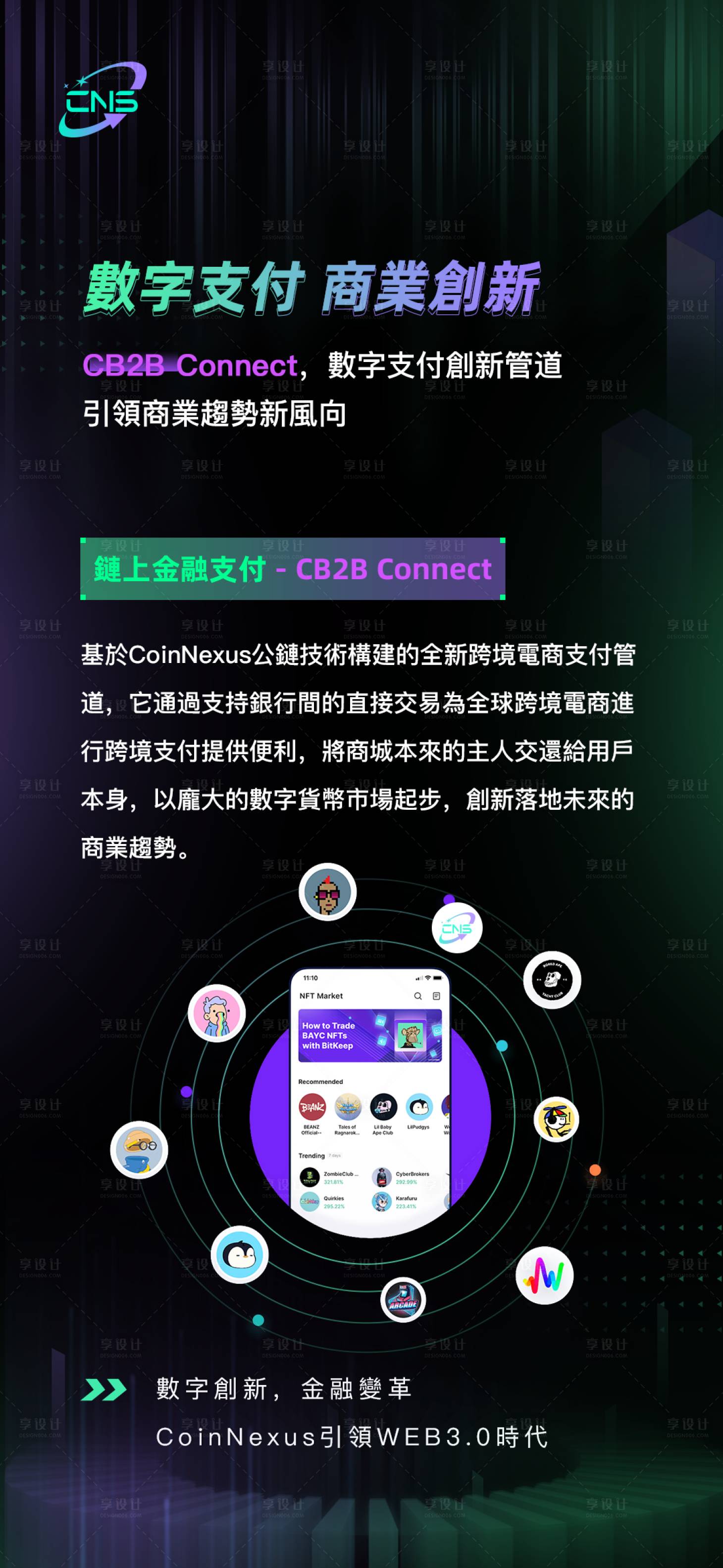 源文件下載【享設(shè)計(jì)】搜索編號(hào)：41500019721421096【區(qū)塊鏈數(shù)字支付宣傳海報(bào)】