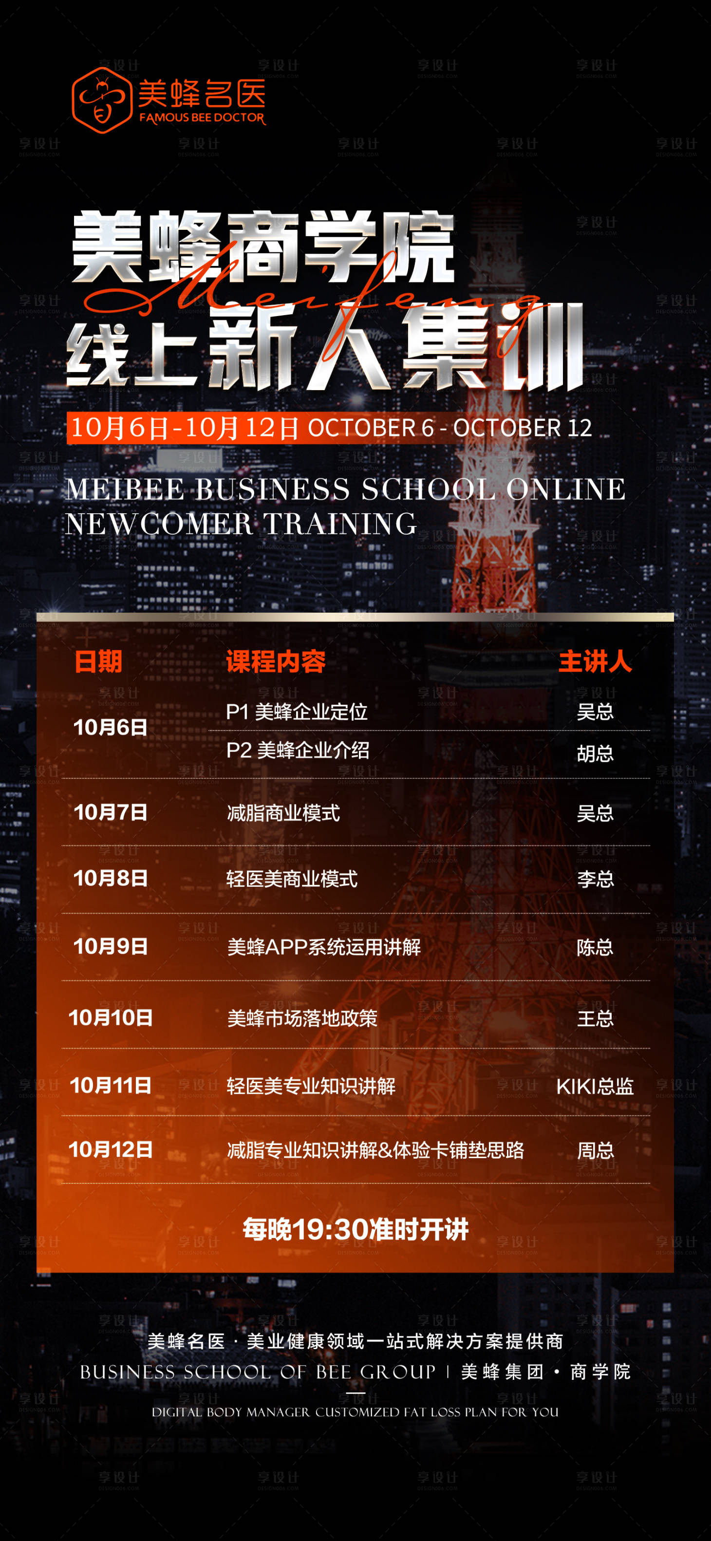 源文件下載【享設計】搜索編號：97680020123881976【醫美新人集訓會海報】